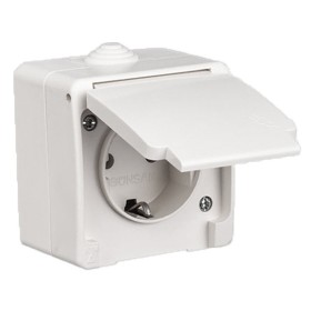 Розетка с з/к и крышкой Gunsan Nemli