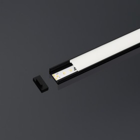 LED-профіль COLORS накладний, 2,5 метра (BS1607_2,5(black))