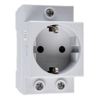 Розетка на DIN-рейку Chint AC30-111 із заземленням (775001)