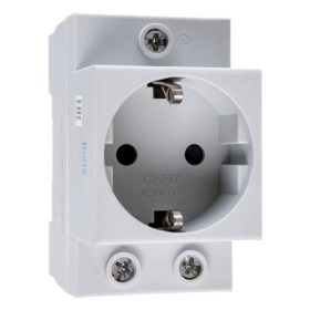 Розетка на DIN-рейку Chint AC30-111 с заземлением (775001)