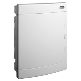 Модульний щиток NOARK PNF 24W білі дверцята 2x12м IP40 (101520)