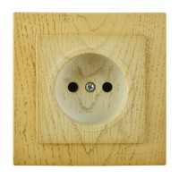 Розетка Nilson Touran клен 1-на без заземлення ( 24281015 )