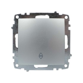 Выключатель ELBI ZENA Silverline серый металлик 1кл проходной без рамки ( 609-011000-209 )