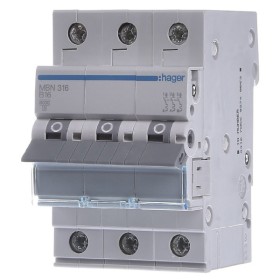 Автоматичний вимикач Hager MBN316 6кА B 16A 3P