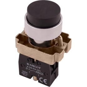 Кнопка E.Next e.mb.bl21 1NO чорна (p0810111)