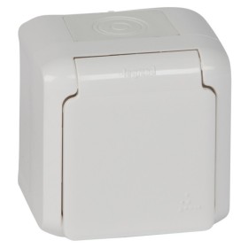 Розетка 2К+З Legrand Forix белая