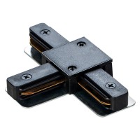 Т-образный соеденитель для шинопроводов Videx (VL-TRF-CTT-B) черный