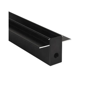 Заглушка магнитного трека с отверстием Alumled ALMG-EC O BK