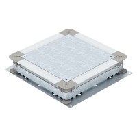 Монтажна коробка для наливної підлоги OBO Bettermann (7410030) UZD250-3/367x410мм (h=70-125мм) з оцинкованої сталі