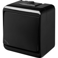 Проходной выключатель Eti Hermetics VHE-3-BL IP54 черный (4668082)