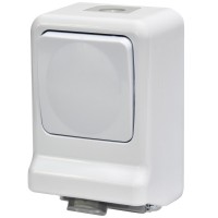 Розетка с выключателем ETI PRV-1 2Р+РЕ IP 44 10/16A 250В