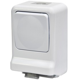 Розетка с выключателем ETI PRV-1 2Р+РЕ IP 44 10/16A 250В