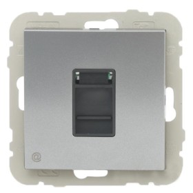 Компьютерная розетка Logus 21453 TAL RJ45 (Cat.5e) (алюминий)