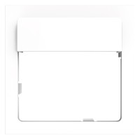 Декоративна рамка Theben the Mura GS (біла) для Gira System 55 (Standard 55, E2, Event, Esprit) у комплекті з рамкою