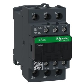 Контактор Schneider Electric LC1D32BD TeSys Deca 3Р, 32A, НО+НЗ 24B ограничитель
