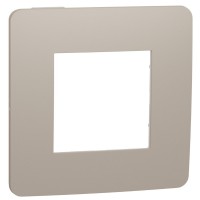 Однопостова рамка Schneider Electric NU280226 (пісочний/білий)
