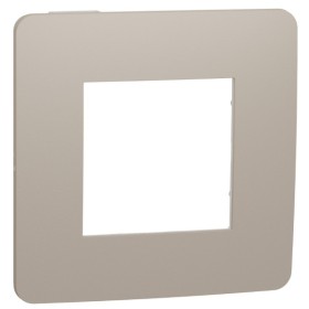 Однопостова рамка Schneider Electric NU280226 (пісочний/білий)