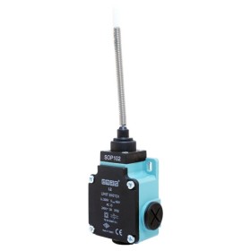 Конечный выключатель EMAS L2K13SOP102 с металлической консолью и пружиной с пластиковым наконечником (1НО+1НЗ)