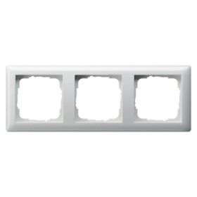 Рамка тримісна Gira Standard 55 біла (021303)