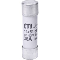 Предохранитель ETI 002637115 CH 14x51 gPV 36A 1000V (10kA)