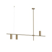 Люстра Pikart 24253-7 Constructio GU10 3x60W IP20 латунна