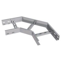 Горизонтальный угол лотка лестничного типа METAKSAN MF90 840 12 PG 90° 400х80мм 1,2мм