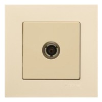 Супутникова розетка Gunsan Eqona крем