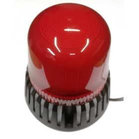 Червоний багатофункціональний проблисковий маяк Emas IT120R220Z 220В AC Ø120мм із зуммером