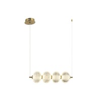 Підвісний світильник, люстра Italux PND-29038-4-GD Lazie Led 4x19W 3000K 1400Lm IP20 Золотий