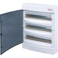 Зовнішній модульний щит ETI 001101040 ECT 3x18PT 54 М з прозорими дверцятами