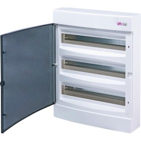 Зовнішній модульний щит ETI 001101040 ECT 3x18PT 54 М з прозорими дверцятами