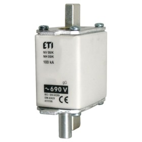 Запобіжник із ударною голкою ETI 004111185 NH-00 K/gG 100 A KOMBI 690V