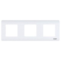 Рамка 3-местная Chint NEW3 белая (715405)