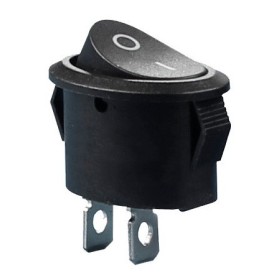 Перемикач TNSy KCD1-9-101 B/B овальний чорний (TNSy5500758)