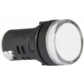 Сигнальна арматура Аско-Укрем AD22-22DS 12В AC/DC біла (A0140030160)