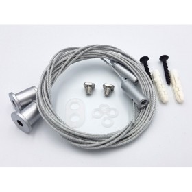 Комплект підвісів 2шт для профілю з кабелем, 2м (CR1002)