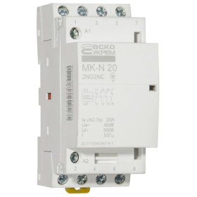 Модульный контактор Аско-Укрем MK-N 4P 20A 2NO+2NC (A0040030029)