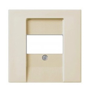 Центральная плата для разъемов USB VGA HDMI розетки ABB Basic 55 2CKA001724A4279 2539-92-507 (слоновая кость)