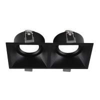 Светильник точечный Violux TORINO-2L GU10 IP20 черный ( 132102 )