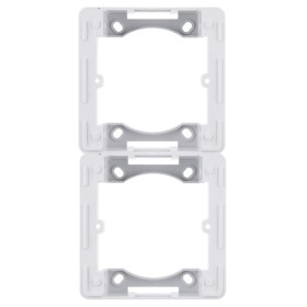 Адаптер Hager WL5820 Lumina-Intense 2Х з/в (білий)