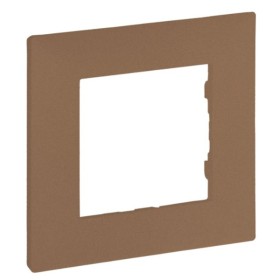 Рамка 1-постовая Legrand Niloe Step медь (864771)