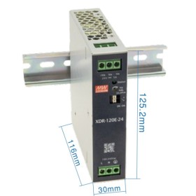 Блок живлення Mean Well на DIN-рейку 120W DC24V (XDR-120E-24)