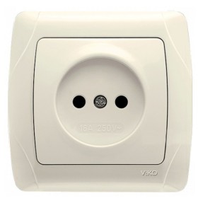 Розетка кремова VIKO Carmen