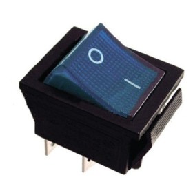 Переключатель TNSy KCD2-201N BL/B с подсветкой синий (TNSy5500773)