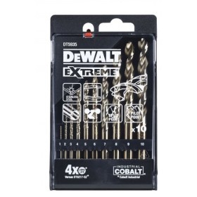 Набор сверл по металлу DeWALT DT5935 Extreme в кейсе (10шт)