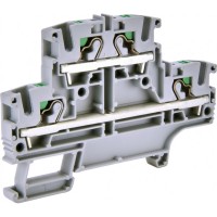 Двухуровневая пружинная клемма ETI ESH-EFD.4 серая (3903268)