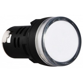 Сигнальна арматура Аско-Укрем AD22-22DS 220В АС біла (A0140030044)