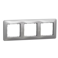 Рамка 3-местная Schneider Electric Sedna Design алюминий SDD313803