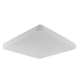 Круглий світильник Vestum QUATRO зоряне небо 30Вт 380x380x65мм 4000К срібло