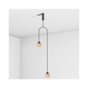 Підвісний світильник, люстра Imperium Light 349224.05.23 Leister E14 2x40W IP20 Чорний